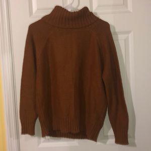 burnt orange sweater